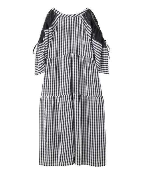 「MILKFED.」 7分袖ワンピース ONE SIZE ブラック レディース_画像4