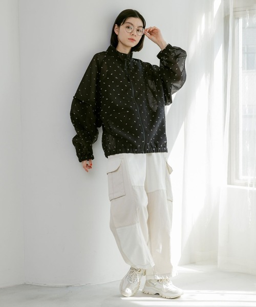 「niko and...」 カーゴパンツ LARGE チャコール レディース_画像9