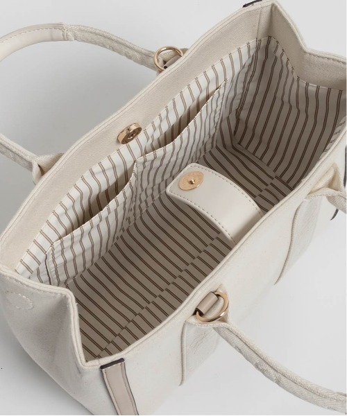 RANDA（ランダ） トートバッグ 2WAY モノグラムキャンバストートバッグ
