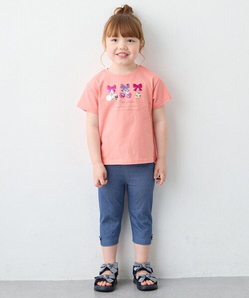 「ANY」 「KIDS」フラットサンダル 18 パープル キッズ_画像8