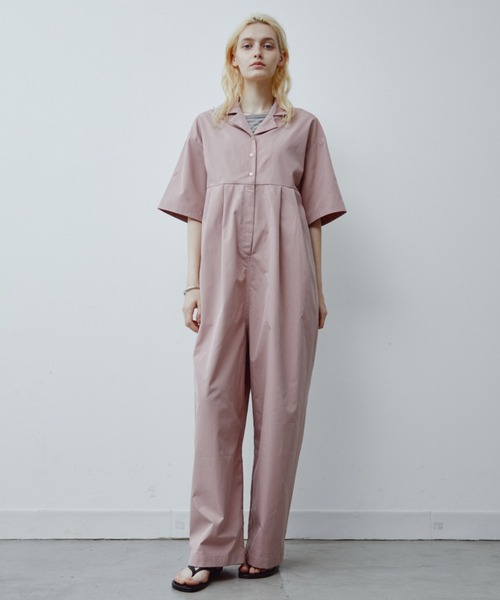 ANF.MUU オールインワン ナイロンタッチツイルオールインワン