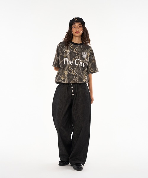 「WISH FOR EVER」 半袖Tシャツ LARGE グレー メンズ_画像3