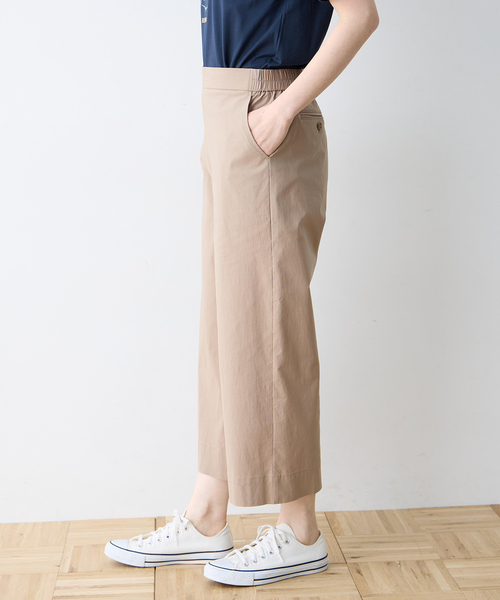 「DECOY SINCE 1981」 クロップドパンツ 64 モカ レディース_画像3
