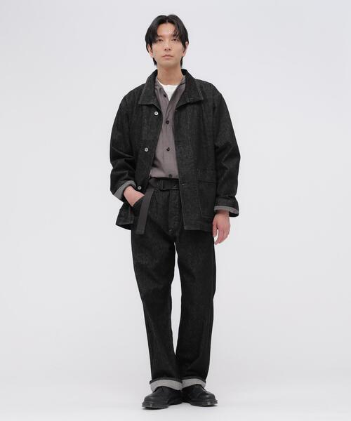 MHL.（エムエイチエル） ジーンズ CANTON BLACK DENIM メンズ 