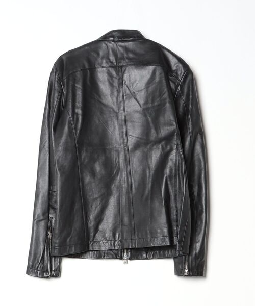 Lui's（ルイス） レザーブルゾン MEDIUM ブラック メンズ : ZOZOTOWN