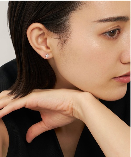 美品♡Vendome Aoyama プラチナ ダイヤ 0.50 ピアス カローラ VENDOME AOYAMA（ヴァンドーム青山） ピアス プラチナ ダイヤモンド