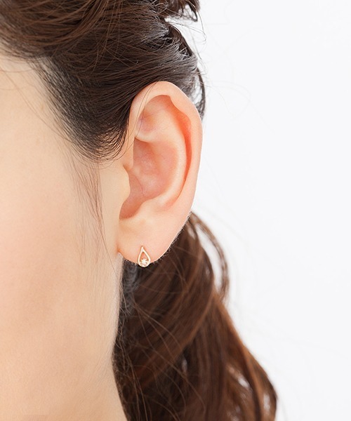 CANAL 4℃（カナルヨンドシー） ピアス K10ピンクゴールド ピアス