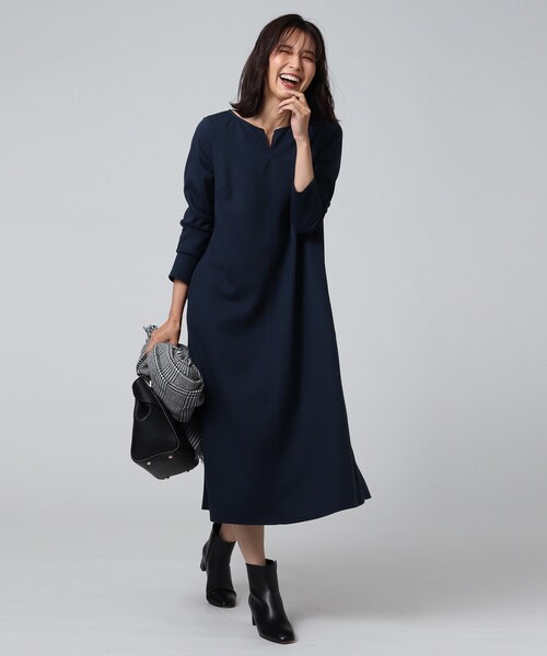 お買い得限定SALE ワンピース - 通販 - PayPayモール ストレッチポンチキーネックワンピース ZOZOTOWN PayPayモール店 豊富な限定SALE