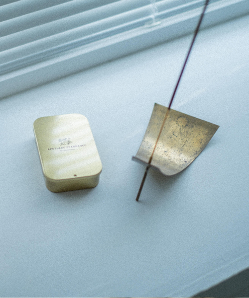 APOTHEKE FRAGRANCEアポテーケフレグランス　真鍮お香立て＋お香 APOTHEKE FRAGRANCE/アポテーケフレグランス】真鍮お香立て 024