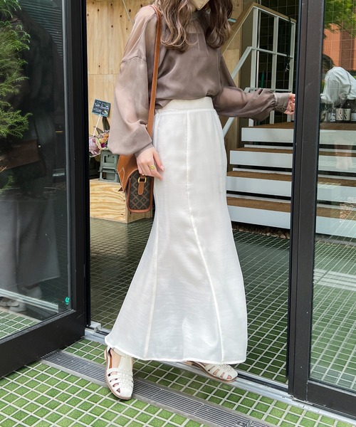 Ambre Ciel スカート シアーマーメイドスカート／【WEB/EC限定