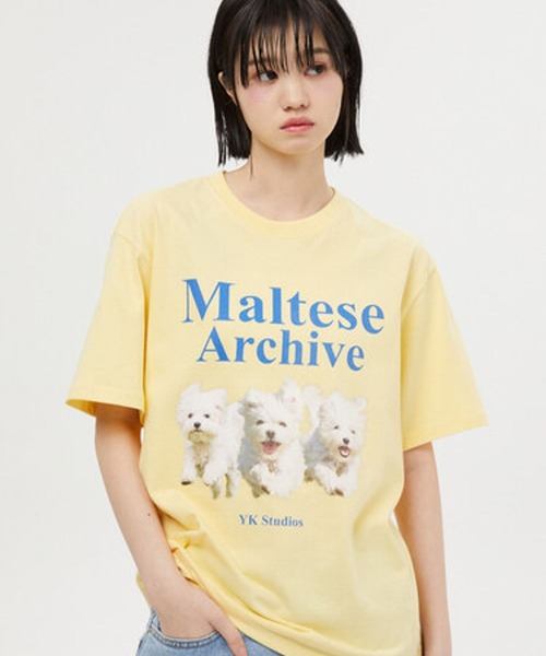 Wai KeiのMaltese &Dolphin vintage graphic sweatshirt 全2色 Maltese &Dolphin 3D graphic sweatshirt - WaiKei | 60