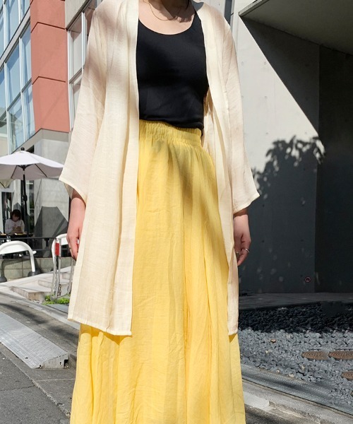 miniministore ロングカーディガン レディース 薄手 アウター