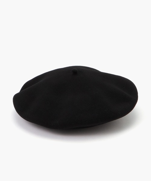 LAULHERE  ALPIN ベレー帽　ブラック LAULHERE 帽子 ベレー帽 ALPIN/アルパン（11.5インチ