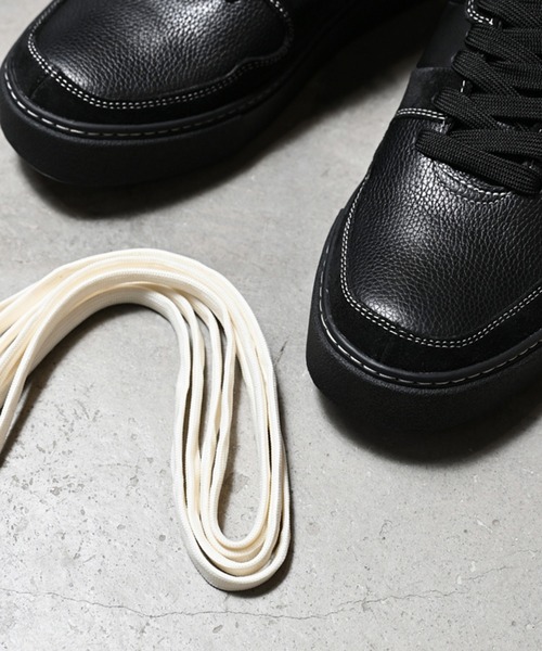 EARLE スニーカー アール / Basskate sneakers レザーバスケット