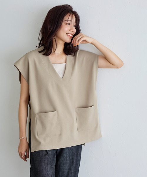 deres 17th breezy topsフレンチスリーブ deres 17th breezy topsフレンチスリーブ