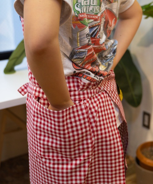 ホットマン カントリーチェック エプロン ホットマン カントリー