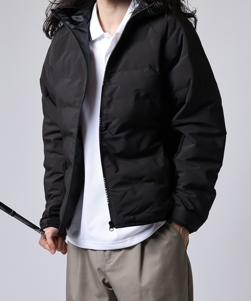 美品　g/fore ゴルフ　メンズ　ダウン　ブラック　サイズ1 phenix（プラスフェニックス） L-7 DOWN JACKET L-7 ダウンジャケット