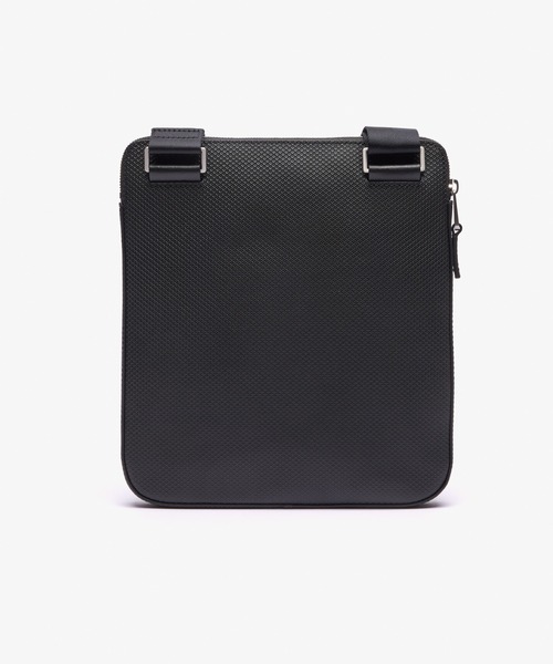 LACOSTE ショルダーバッグ シャンタコ マットピケレザーフラット