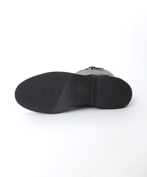 Chiaki Katagiri（チアキカタギリ） ブーツ 3.5cmヒール 牛革ロング