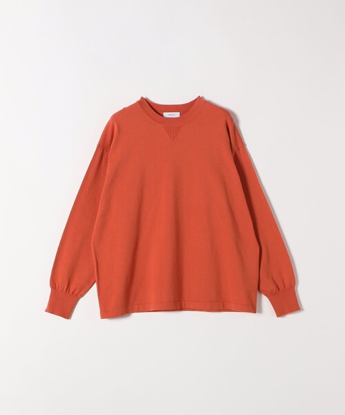 【極美品】24SS NOBLE スウェットライクニットプルオーバー 極美品＊ノーブル NOBLE【24AW】スウェットライクニットプルオーバー
