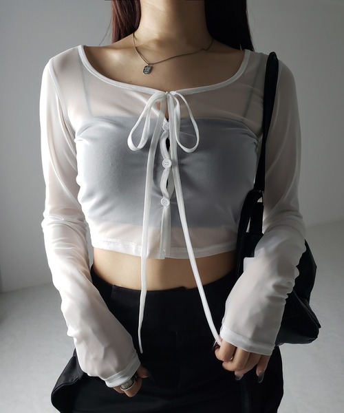 me+em select カーディガン 「 3color ／ 2WAY 」クロス