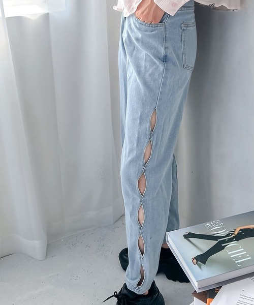 madrepadre ジーンズ デニム デニムパンツ サイドスリットデニムパンツ