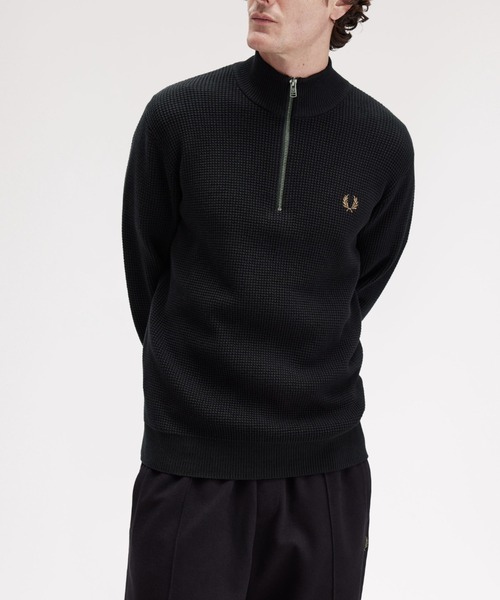 FRED PERRY（フレッドペリー） セーター ニット Waffle Stitch Half