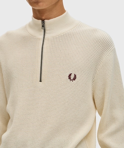 FRED PERRY（フレッドペリー） セーター ニット Waffle Stitch Half