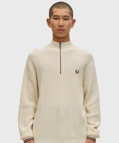 FRED PERRY（フレッドペリー） セーター ニット Waffle Stitch Half