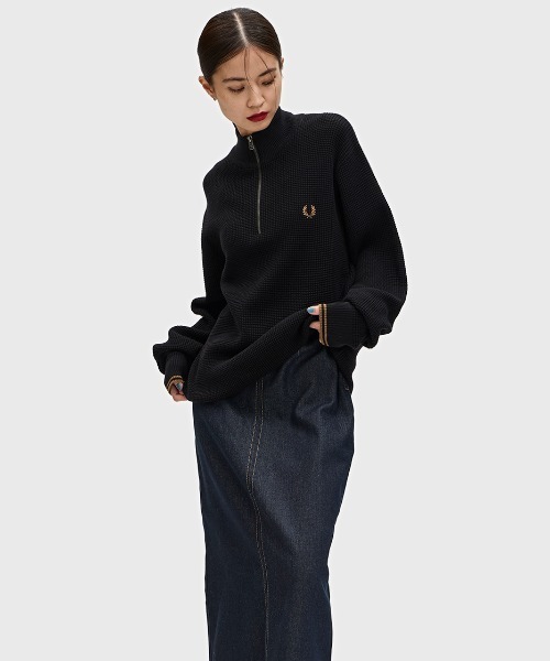 FRED PERRY（フレッドペリー） セーター ニット Waffle Stitch Half