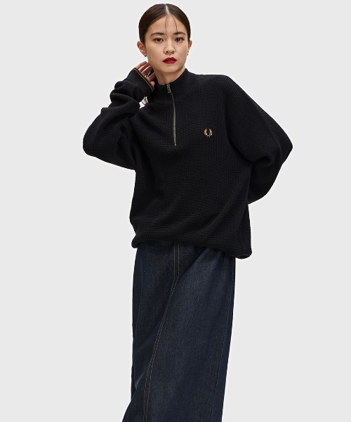 FRED PERRY（フレッドペリー） セーター ニット Waffle Stitch Half