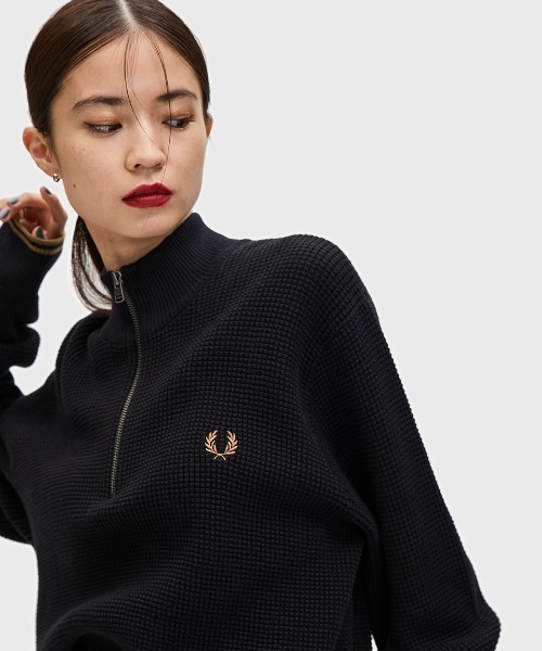 FRED PERRY（フレッドペリー） セーター ニット Waffle Stitch Half