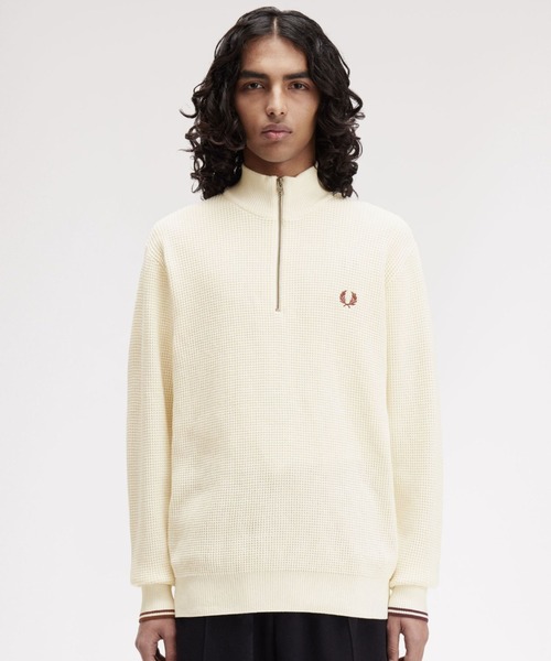 FRED PERRY（フレッドペリー） セーター ニット Waffle Stitch Half