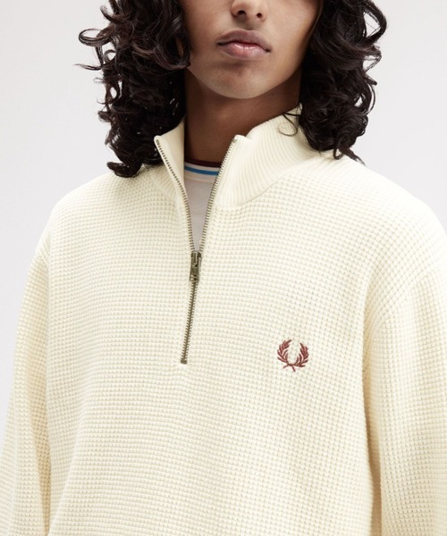 FRED PERRY（フレッドペリー） セーター ニット Waffle Stitch Half