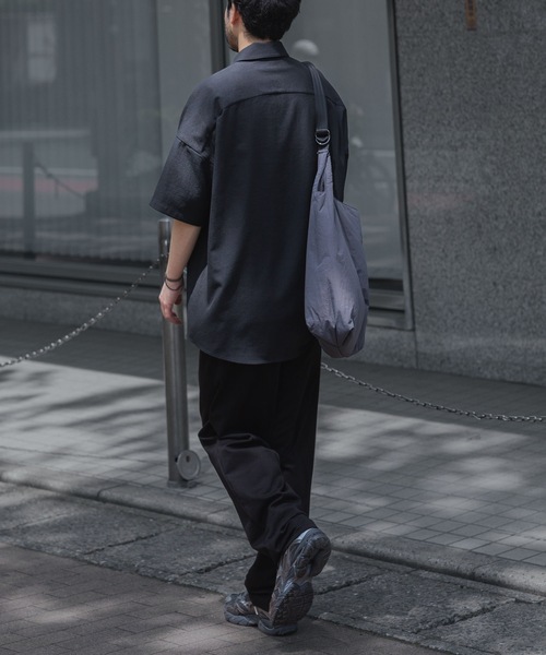 Lig. リグドット half sleeve shirt ハーフスリーブシャツ BASICKS - 【25SS】ベルベット ワッペン刺繍 フットボール