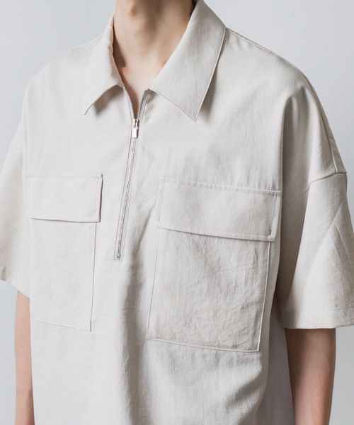 Lig. リグドット half sleeve shirt ハーフスリーブシャツ 値下げ【美品】lig. リグドット ハーフスリーブシャツ - メルカリ
