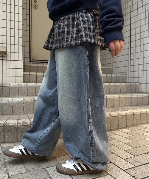 Chikashitsu+ ジーンズ 「Chikashitsu +」super buggy denim