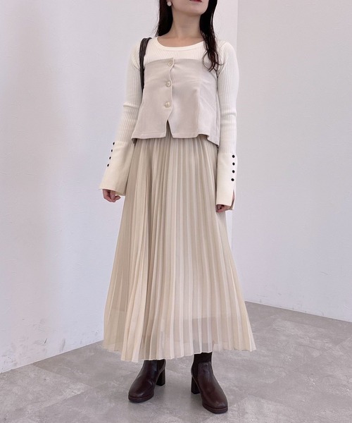 mysty woman スカート コルセットSETプリーツスカート 246330