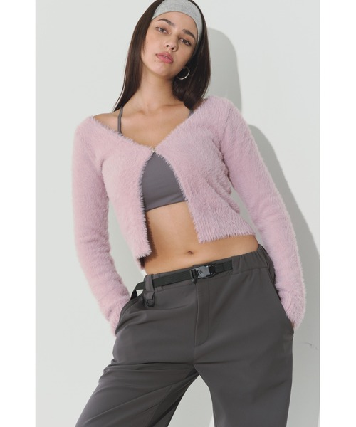 ALEXIA STAM（アリシアスタン） カーディガン Wellness Shaggy Knit