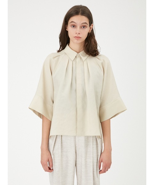 「MIESROHE」 7分袖ブラウス ONE SIZE ホワイト レディース