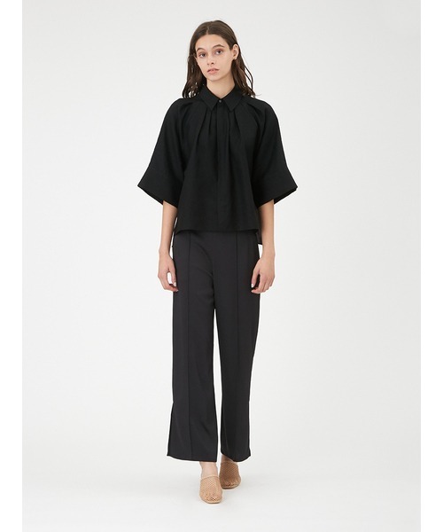 「MIESROHE」 7分袖ブラウス ONE SIZE ホワイト レディース MIESROHE 「MIESROHE」 7分袖ブラウス ONE SIZE ホワイト