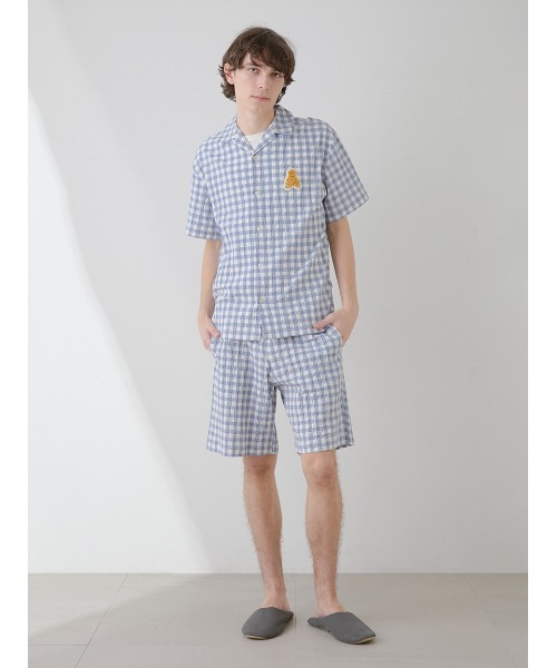 gelato pique パジャマ 「ONLINE限定」「HOMME」ギンガム