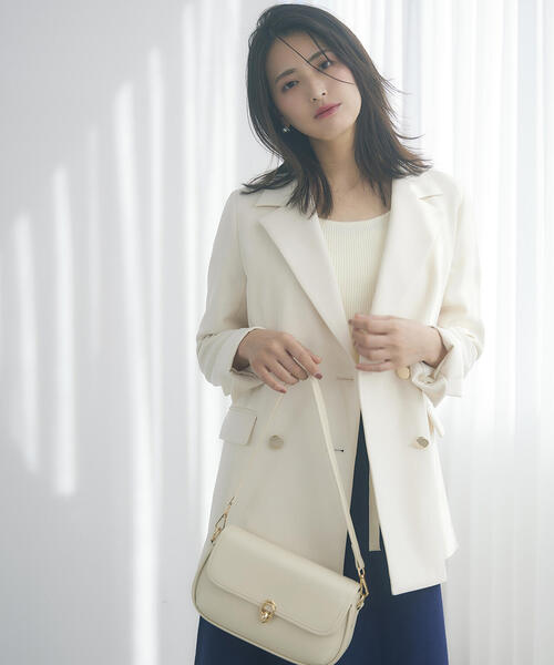 プロポーションボディドレッシングアイボリー テーラードジャケット PROPORTION BODY DRESSING（プロポーションボディドレッシング