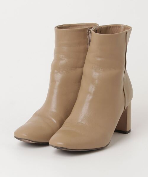 m*e様 aeyde ベージュショートブーツ　tomorrow land モード エ ジャコモ MODE ET JACOMO ポインテッドトゥショートブーツ