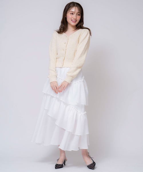 NOELA（ノエラ） スカート シアーティアードスカート : ZOZOTOWN Yahoo