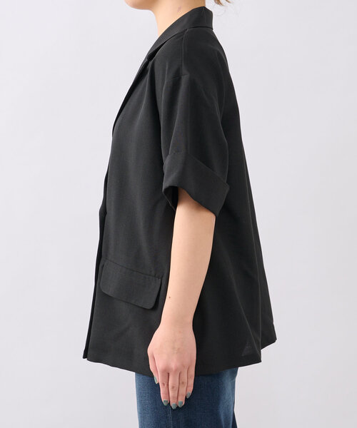 【新品】un dix cors ツイードジャケット un dix cors｜《季節の変わり目に◎》ノーカラーオーバーデニム