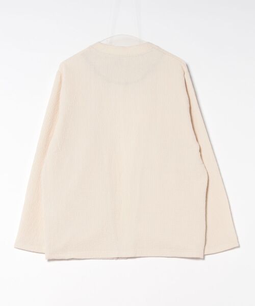 MEN'S BIGI（メンズビギ） カーディガン ワッフルシアサッカー素材