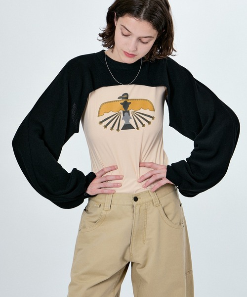 ニット セーター BORRERO SLEEVE L/S KNIT レディース M TO R ニット セーター BORRERO SLEEVE L/S KNIT レディース