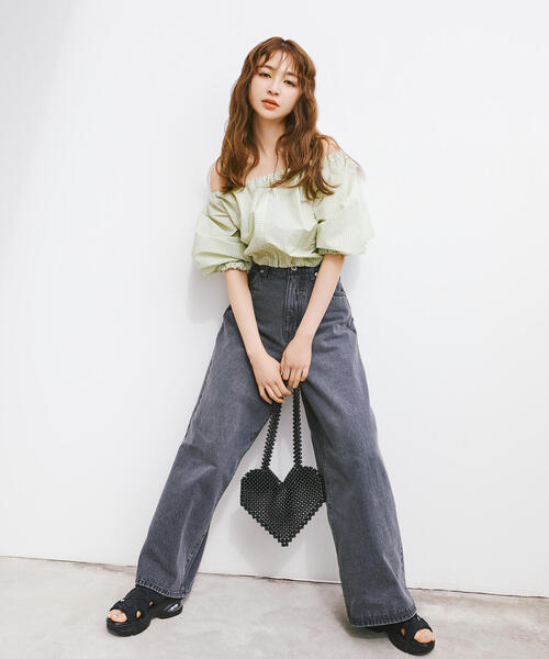 NATURAL BEAUTY BASIC ブラウス シャツ ホックディテール