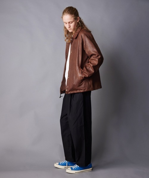 rehacer 革ジャン ライダース : Sheepskin Coach Jacket